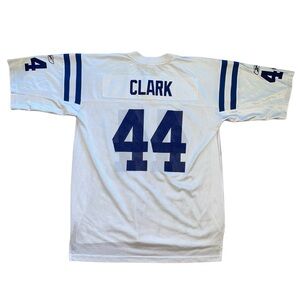 y2k indianapolis colts dallas clark reebok nfl football jersey shirt